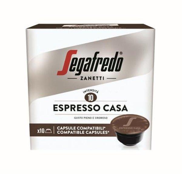 Kávékapszula, Dolce Gusto kompatibilis, 10 db, SEGAFREDO "Espresso
Casa"