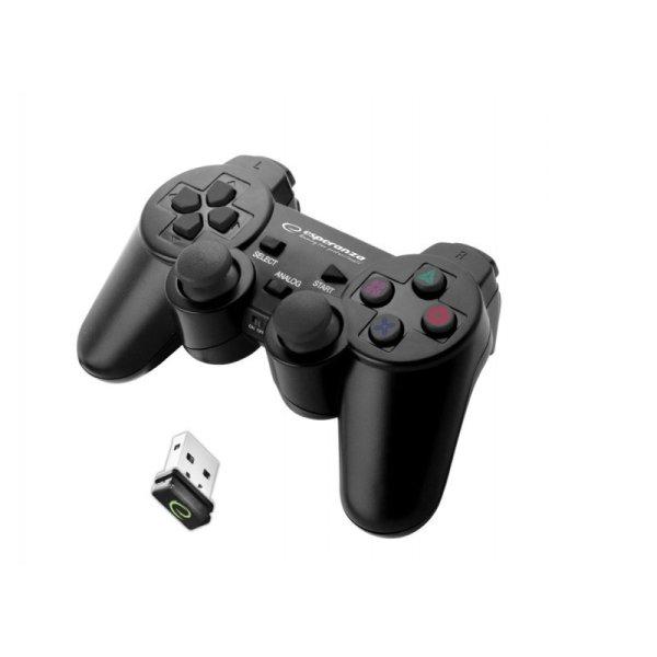 Esperanza vezeték nélküli Játékvezérlő 2.4GHZ PS3/PC USB Gladiator -
Fekete