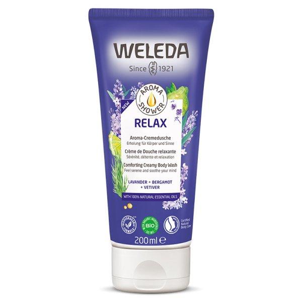 Weleda relaxáló aroma krémtusfürdő esszenciális olajokkal 200 ml