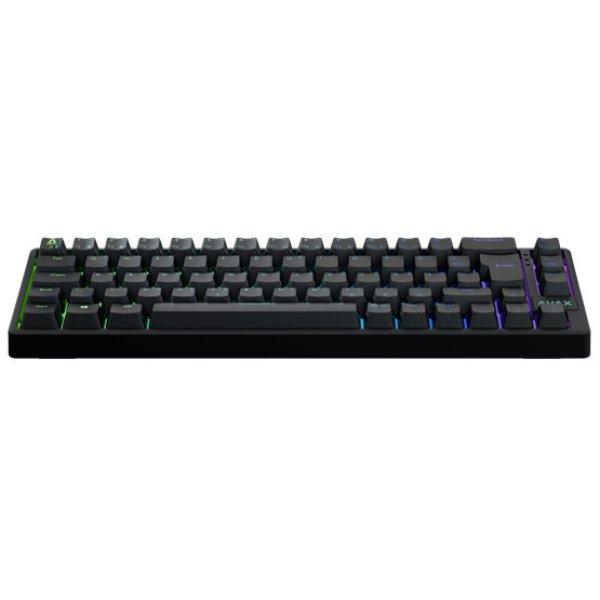 BILL AVAX GM01 65% RGB mechanikus vezetékes billentyűzet Outemu piros switch