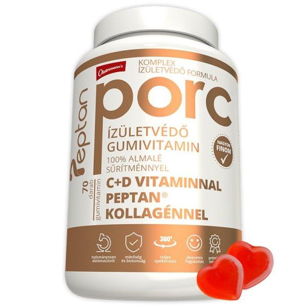 PEPTAN PORC ízületvédő gumivitamin (70db) PEPTAN kollagénnel – több,
mint 1 havi adag