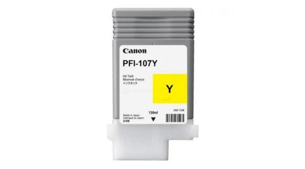 Canon PFI-107 sárga eredeti tintapatron (6708B001)