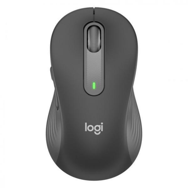 Logitech Egér - M650 Nagy (Vezeték nélküli, Bluetooth, Optikai, 2000 DPI,
szürke)