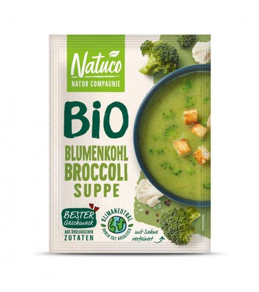 Natuco Bio Brokkoli Karfiol Krémleves 37,5g