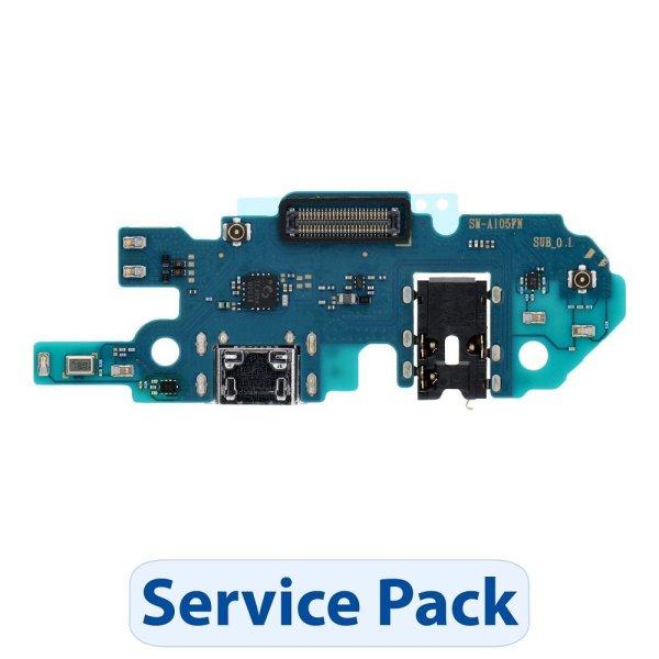 Töltő csatlakozó panel (gyári ServicePack) Samsung Galaxy A10 (A105FN)
[GH96-12719A]