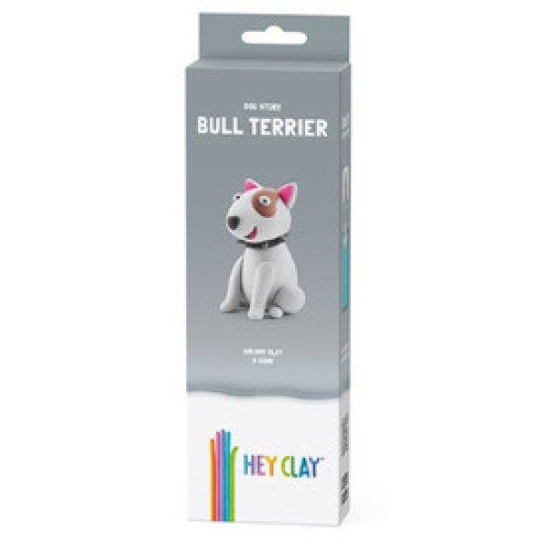 Hey Clay Figura Kutyák Bull Terrier