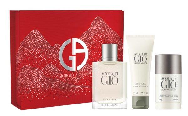 Giorgio Armani Acqua Di Gio Pour Homme - EDT 100 ml + tusfürdő 75 ml
+ szilárd dezodor 75 g