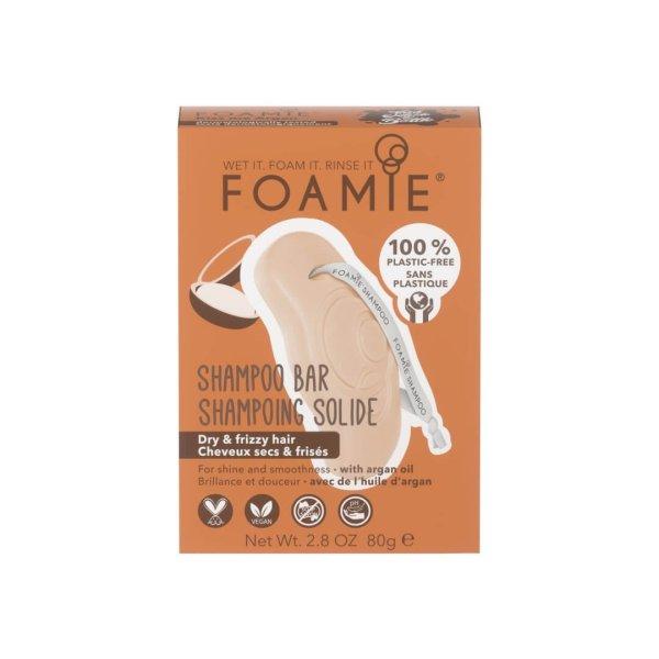 Foamie Kiss Me Argan (Shampoo Bar) 80 g szilárd sampon száraz és
göndör hajra