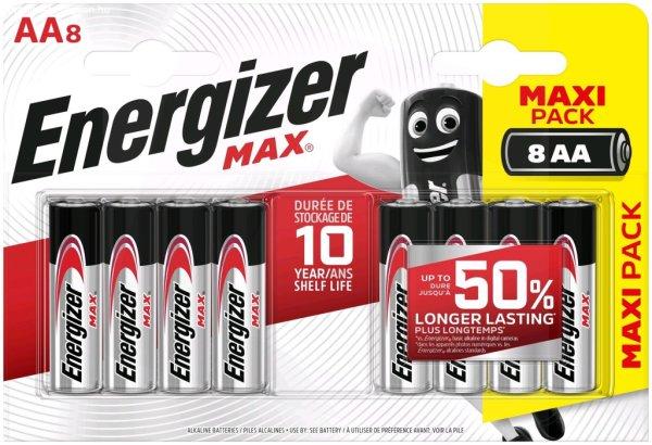 Energizer Max AA ceruza elem LR6 bl/8