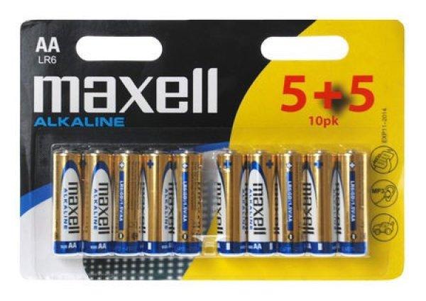 Maxell ceruza AA (LR6) alkáli elem bl/5+5