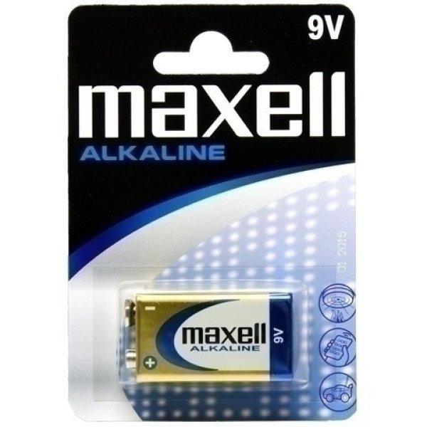 Maxell 9V-os alkáli elem (6LR61) bl/1