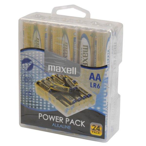 Maxell ceruza AA (LR6) alkáli elem 24db Power Pack