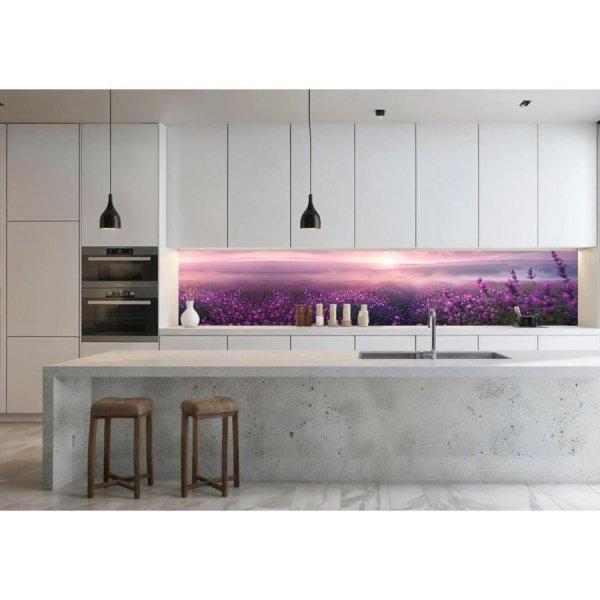 Wallplex PLUS+ falburkoló hőálló konyhapanel Illatos Levendula, vízálló
falburkolat konyhába 60x240 cm