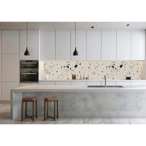 Wallplex PLUS+ falburkoló hőálló konyhapanel Terazzo4, vízálló
falburkolat konyhába 60x240 cm