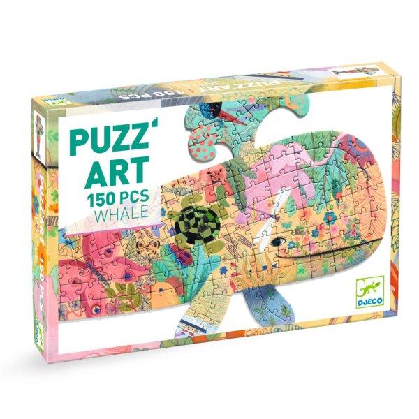 Művészeti puzzle - Bálna, 150 db-os - Whale