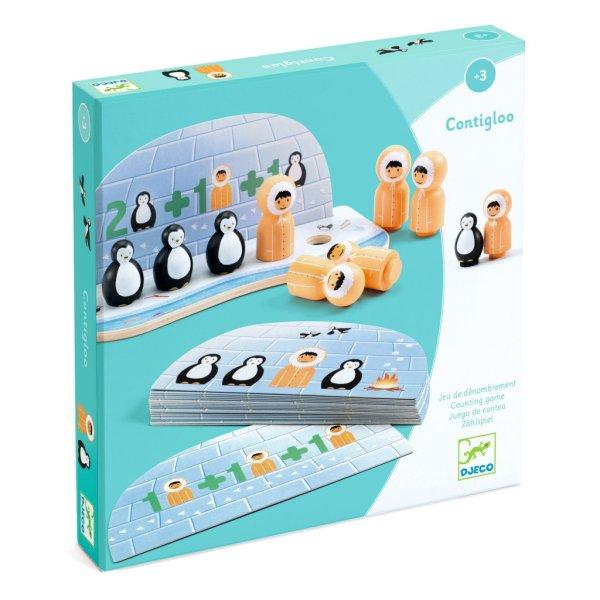 Számolási készség fejlesztő játék - Iglu előtt - Contigloo