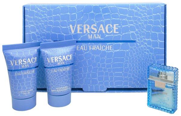 Versace Eau Fraiche Man - EDT 5 ml + tusfürdő 25 ml +
borotválkozás utáni balzsam 25 ml