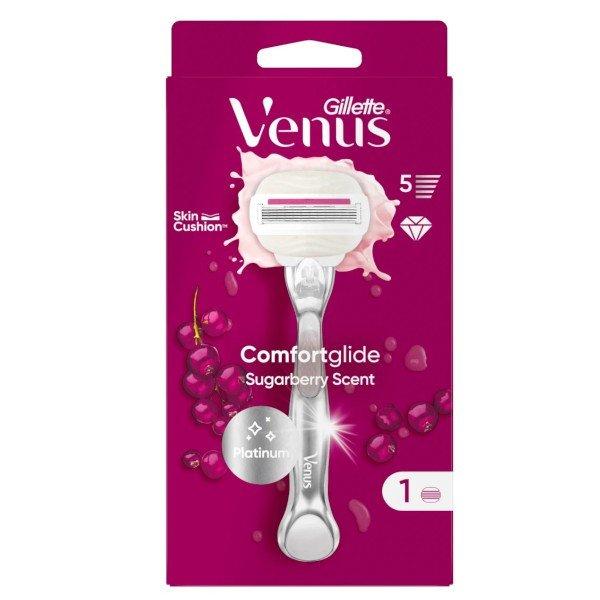 Gillette Borotva Venus Platinum Comfortglide Sugarberry + 1 fej