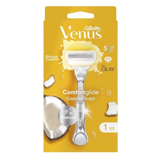 Gillette Borotva Venus Platinum Comfortglide Coconut + 1 fej