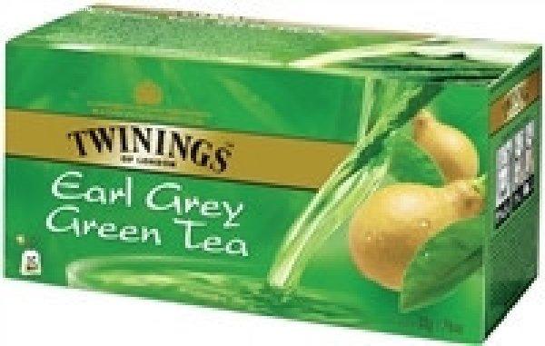 Twinings earl grey zöld tea 25x1,6 g 40 g