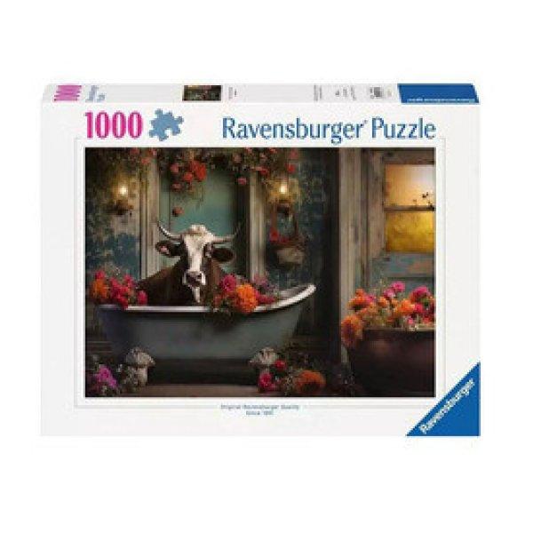 Puzzle 1000 db - Boci a kádban