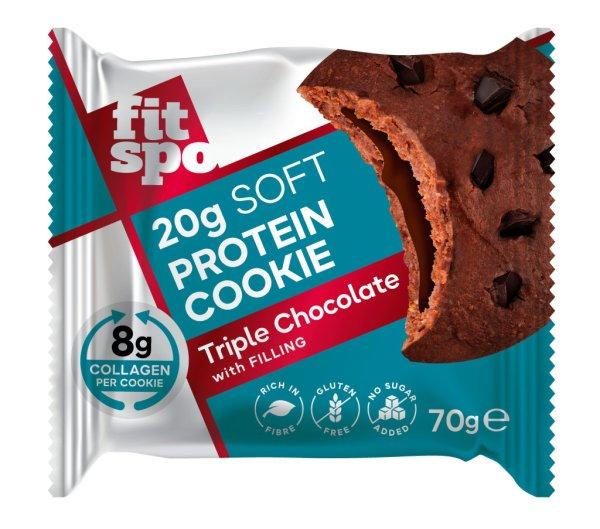 Fitspo protein süti 20g protein, 8g kollagén tripla csoki ízesítéssel 70 g