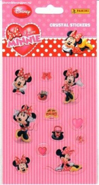 Matrica - I love Minnie / Crystal stickers 2.