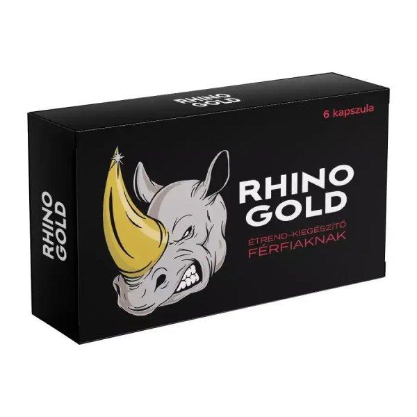 RHINO GOLD POTENCIANÖVELŐ KAPSZULA - 6 DB