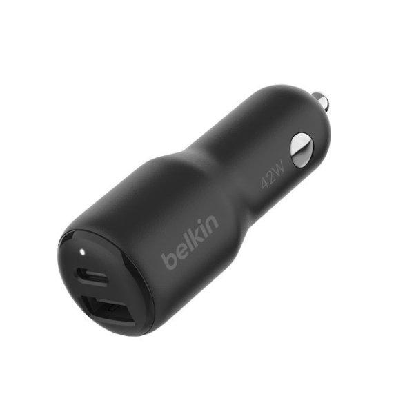 Belkin BoostCharge Dual Car Charger 42W Black