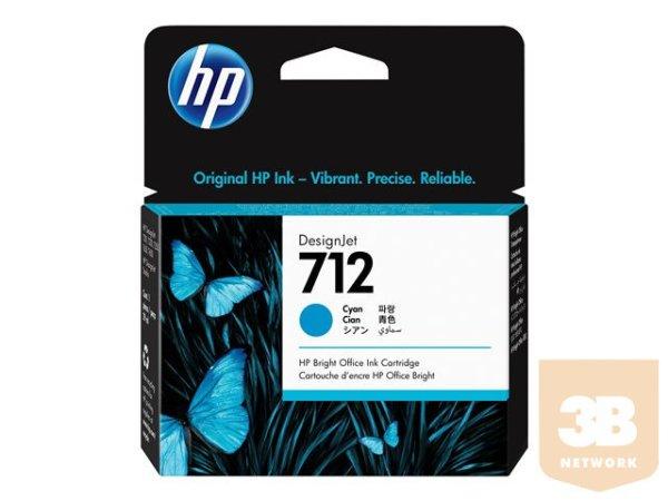 HP 712 29-ml Cyan DesignJet Ink Cartridge