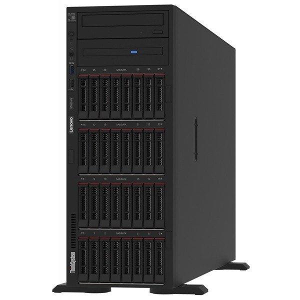 LENOVO torony szerver - ST650 V3 (2.5"), 1x 12C 4510 2.4GHz, 1x32GB, NoHDD,
9350-8i, XCC P, 1x1100W.