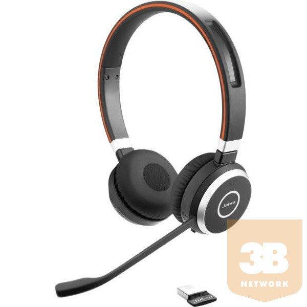 JABRA Fejhallgató - Evolve 65 SE MS Stereo Bluetooth Vezeték Nélküli,
Mikrofon