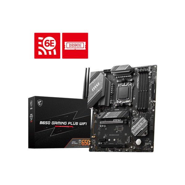 MSI Alaplap AM5 B650 GAMING PLUS WIFI AMD B650, mATX