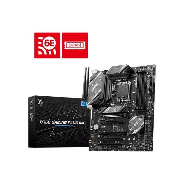 MSI Alaplap S1700 B760 GAMING PLUS WIFI WIFI Intel B760, ATX