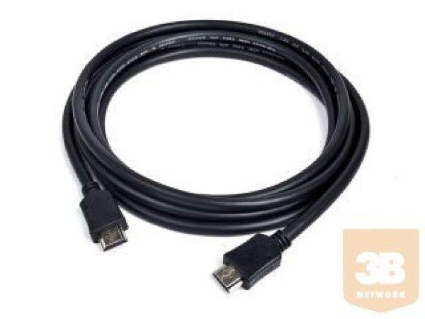 Gembird HDMI kábel V1.4 apa-apa aranyozott csatlakozóval 1.8m, bulk
csomagolás