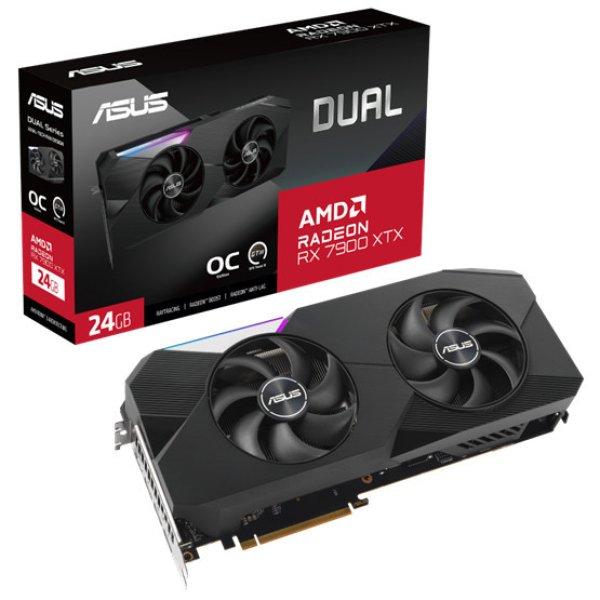 VGA ASUS AMD RX 7900 XTX 24GB GDDR6 - DUAL-RX7900XTX-O24G