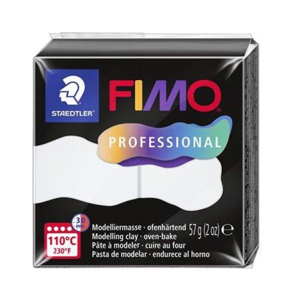 Gyurma, 57 g, égethető, FIMO "Professional", fehér