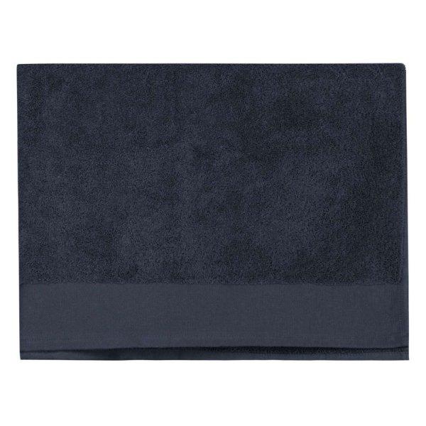 Uniszex organikus pamut strandtörölköző, Kariban KA102, Navy-100X150
