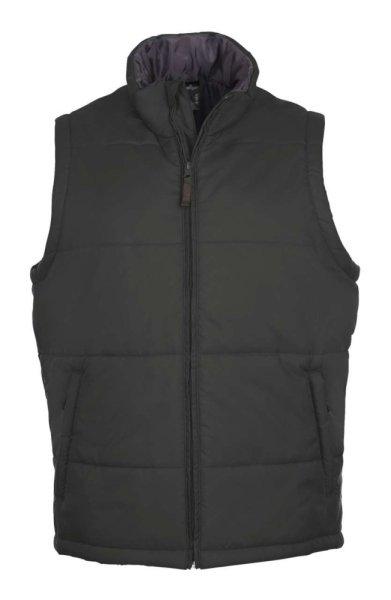 Uniszex WARM steppelt mellény poliészter béléssel, SOL'S SO44002,
Charcoal Grey-2XL