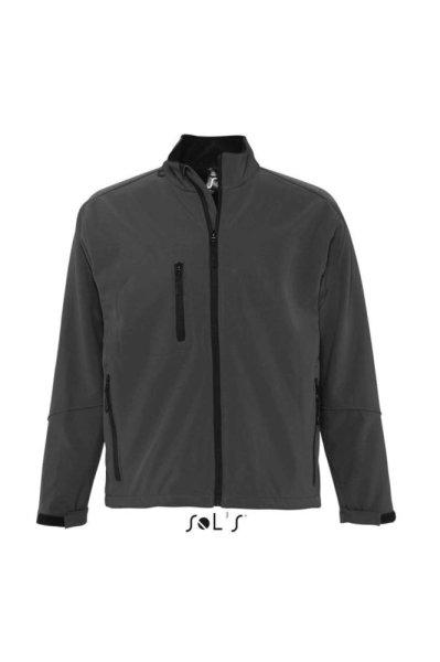 Férfi RELAX vastag 3 rétegű softshell dzseki, SOL'S SO46600, Charcoal
Grey-L
