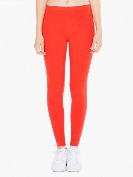 AA8328 Női spandex leggigs American Apparel, Red-XS