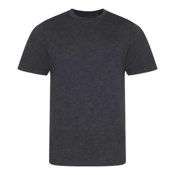 JT001 tri-blend rövid ujjú férfi póló Just Ts, Heather Charcoal-M