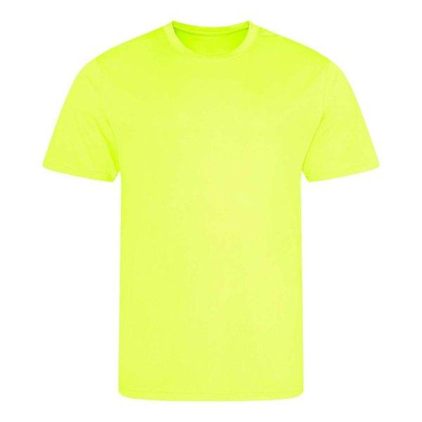 JC001 környakas sport férfi póló Just Cool, Electric Yellow-2XL