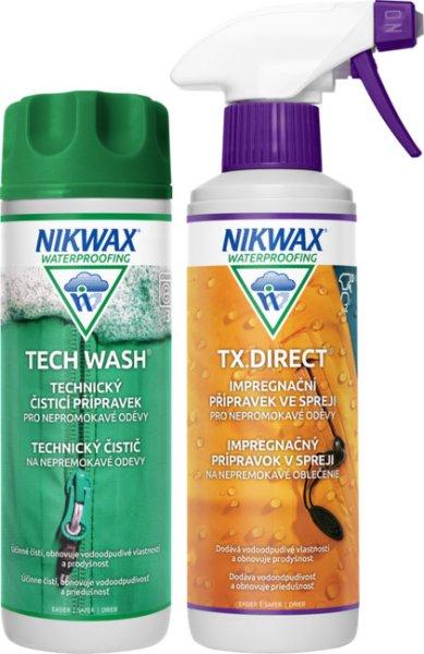 Nikwax 2 db készlet Twin Tech Wash / TX.Direct Spray-On 300ml