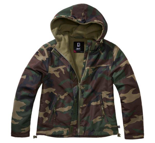 Brandit Windbreaker Frontzip női viharkabát, woodland