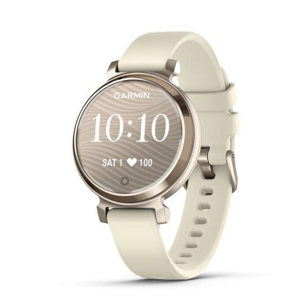 Garmin Lily 2 Cream Gold with Coconut Silicone Band