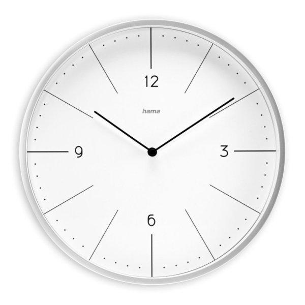 Hama Sardinia Wall Clock Analog Grey