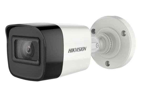 Hikvision DS-2CE16H0T-ITFS Analóg Biztonsági Csőkamera (5MP, 2.8mm,
kültéri, EXIR30M, ICR, IP67, Mikrofon)