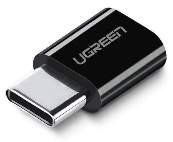 UGREEN US157 micro USB - USB-C adapter Black