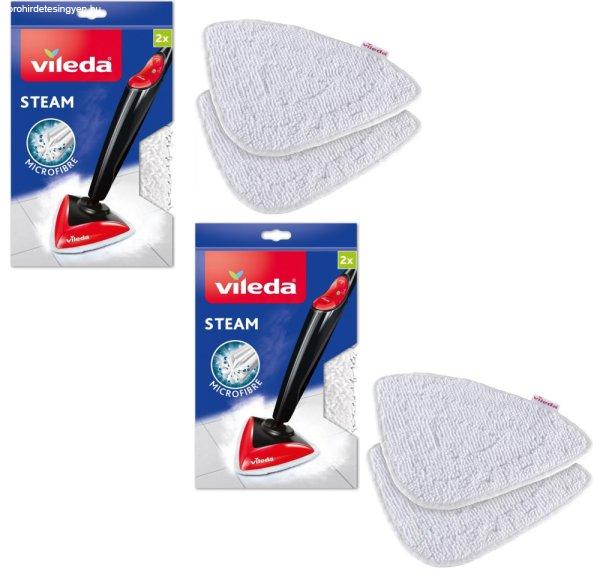 Vileda Steam MOP 4X Maxi Pack 100 °C / Steam / Steam Plus / Steam One
gőztisztítóhoz MOP utántöltő, tartalék mikroszálas felmosó párna 4
darab / csomag